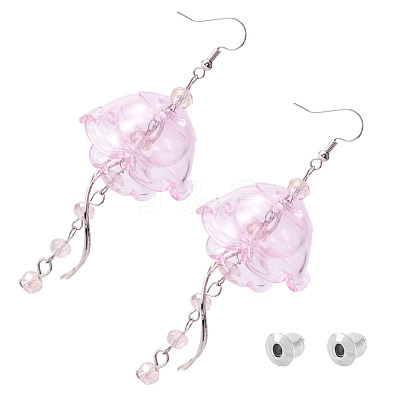 Brass Dangle Earring EJEW-TAC00023-1