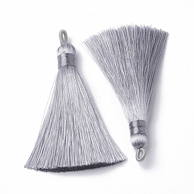 Polyester Tassel Big Pendants Decoration AJEW-S059-12-1