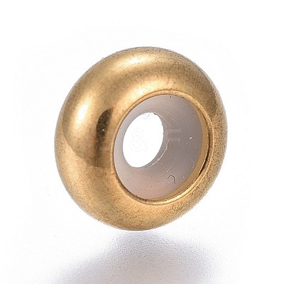 304 Stainless Steel Beads STAS-P242-05G-1