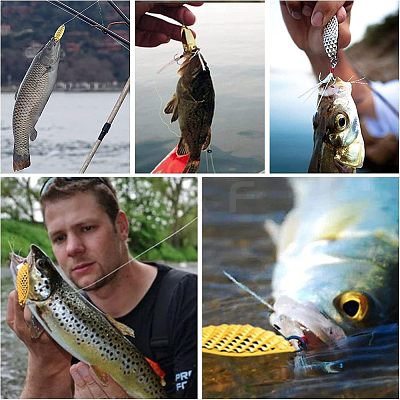 12 Pcs 6 Styles Zinc Alloy Fishing Bait Jig Head Spoon Lure FIND-FH0001-61-1
