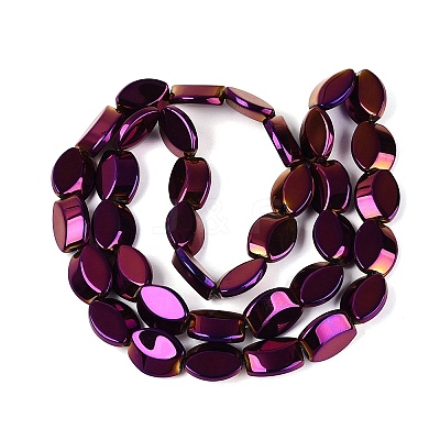 Electroplate Glass Beads Strands X-EGLA-Q134-02A-A04-1