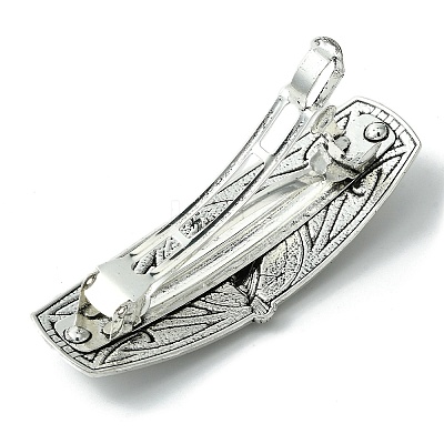Alloy Hair Barrettes OHAR-C010-05F-AS-1