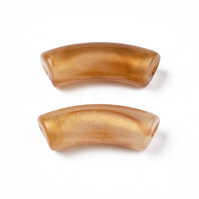 Opaque Acrylic Beads X-MACR-N009-019B-1