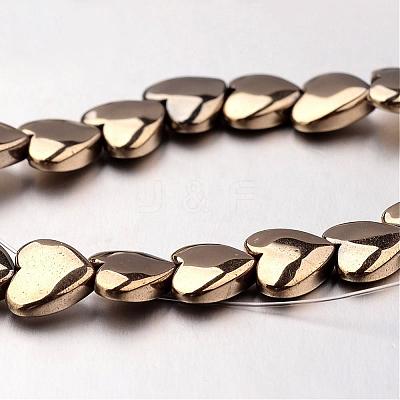 Electroplate Non-magnetic Synthetic Hematite Bead Strands G-F300-22B-06-1