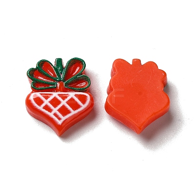 Christmas Opaque Resin Cabochons LS-RESI-K019-32-1
