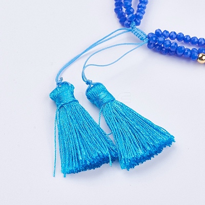 Glass Multi-strand Bracelets BJEW-I237-01-1