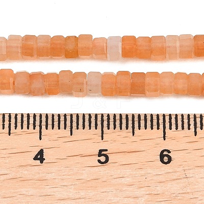 Natural Red Aventurine Beads Strands G-G345-C27-2x4mm-1