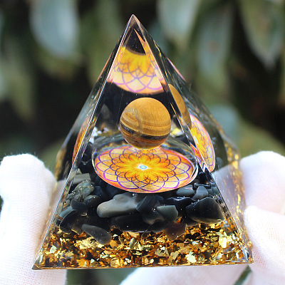 Orgonite Pyramid Resin Energy Generators PW-WG94568-08-1