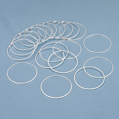 Brass Linking Rings KK-Y003-03K-S-1