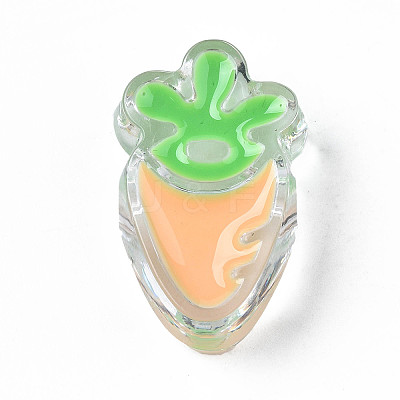 Transparent Acrylic Enamel Beads LS-OACR-N130-025-03-1