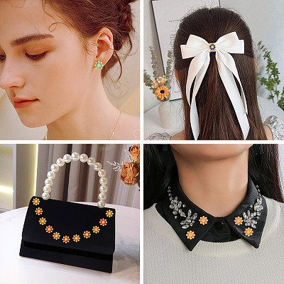 200Pcs Alloy Rhinestone Cabochons FIND-TA0008-43-1
