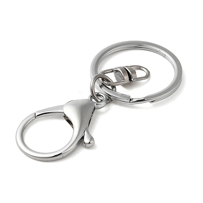Alloy Keychain Clasp Findings X-KEYC-D050-03P-1