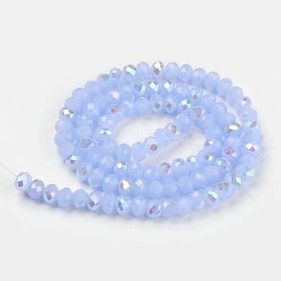 Electroplate Glass Beads Strands X-EGLA-A034-J2mm-L03-1