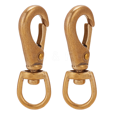 Brass Swivel Clasps KK-AR0001-93A-1