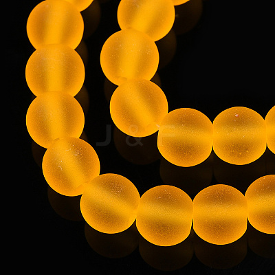 Transparent Glass Beads Strands GLAA-T032-T6mm-MD11-1