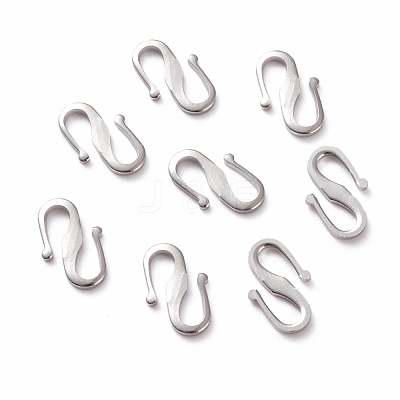 Brass S Hook Clasps KK-L205-04P-1