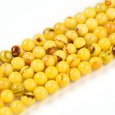Natural Persian Jade Beads Strands G-A255-A02-04I-1