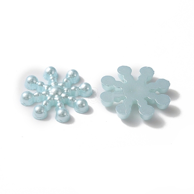 ABS Plastic Imitation Pearl Cabochons KY-WH0046-38B-1