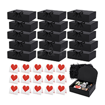 15Pcs Rectangle Paper Gift Storage Boxes AJEW-PH0007-32-1