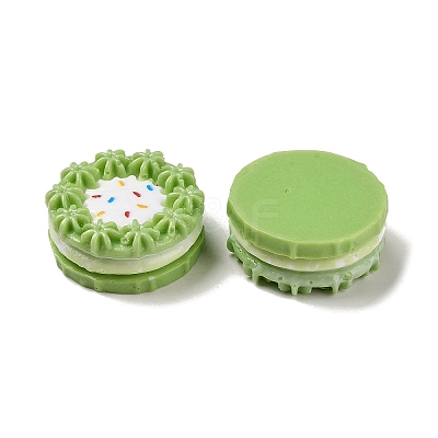 Opaque Resin Imitation Food Decoden Cabochons CRES-L037-15C-1