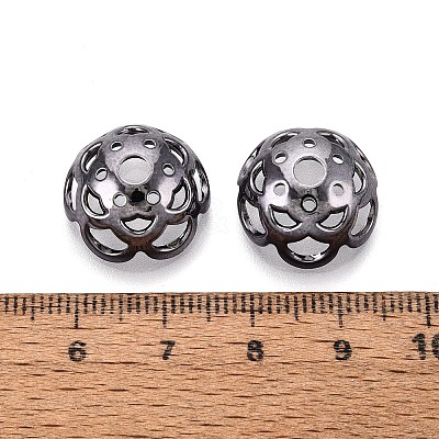 UV Plated ABS Bead Caps OACR-D316-04B-01-1