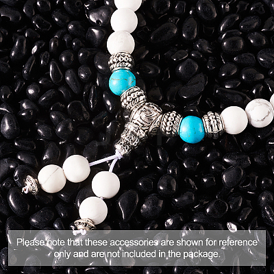 Tibetan Style Alloy Guru Bead Sets PALLOY-TAC0009-14AS-1