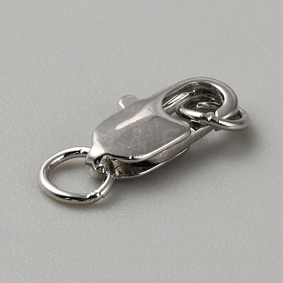 Brass Lobster Claw Clasps LS-FIND-WH0110-859B-P-1