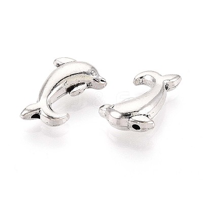 Tibetan Style Alloy Beads TIBEB-T004-04AS-1
