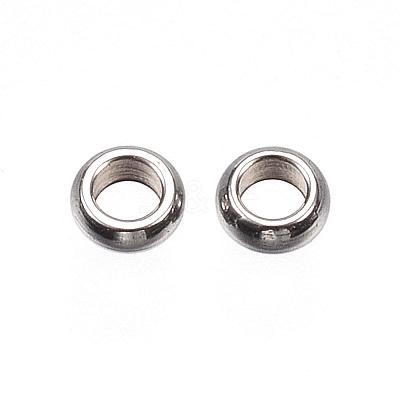 Tarnish Resistant 201 Stainless Steel Spacer Beads STAS-D448-030P-1