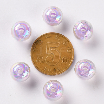 Transparent Acrylic Beads TACR-S152-15B-SS2114-1