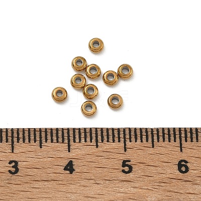304 Stainless Steel Beads STAS-P448-06A-G-1