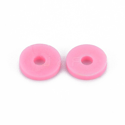 Handmade Polymer Clay Beads Strands CLAY-R089-8mm-T012-1