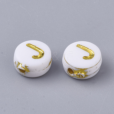 Plating Acrylic Beads X-PACR-R242-01J-1