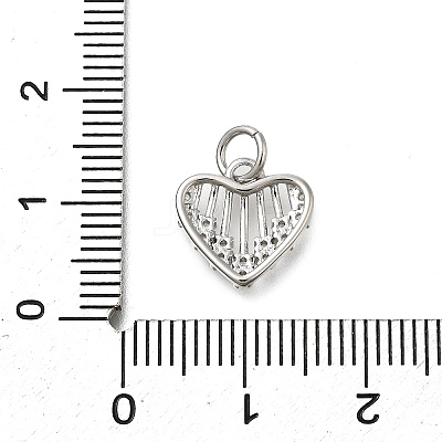 Brass Rhinestone Pendants KK-V002-03P-1