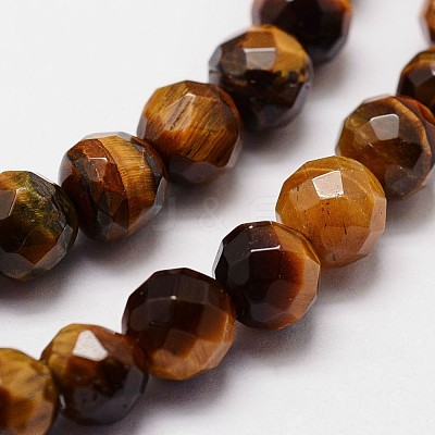 Natural Tiger Eye Beads Strands G-N0179-01-6mm-1