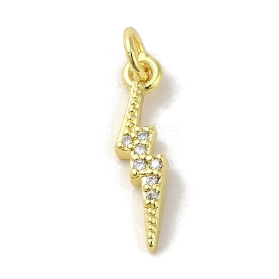 Brass Micro Pave Cubic Zirconia Pendants KK-M283-29A-01-1
