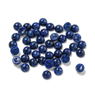 Dyed Natural Lapis Lazuli Cabochons G-Q173-01A-12-1