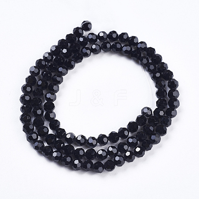 Imitation Austrian Crystal Bead Strands G-M181-4mm-23A-1