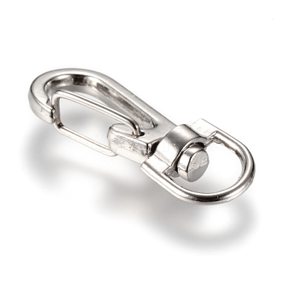 Alloy Swivel Lobster Claw Clasps X-PALLOY-T010-06P-1