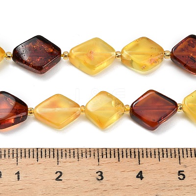 Natural Amber Beads Strands G-Z106-D01-1