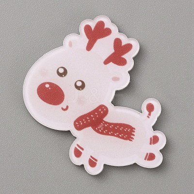 Christmas Acrylic Cabochons SACR-WH0011-05F-1