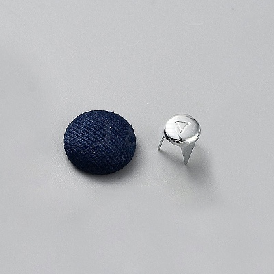 Cotton Cap Top Buttons BUTT-WH0034-11C-1