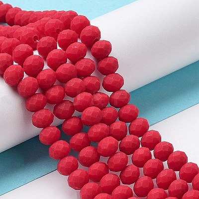 Glass Beads Strands EGLA-A034-P4mm-MD22-1