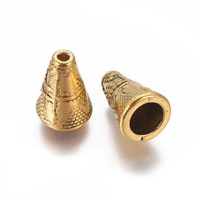 Tibetan Style Alloy Bead Cone LS-GLF0831Y-1