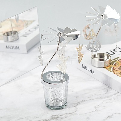 Thermal Rotating Candle Holder AJEW-WH0152-19P-1