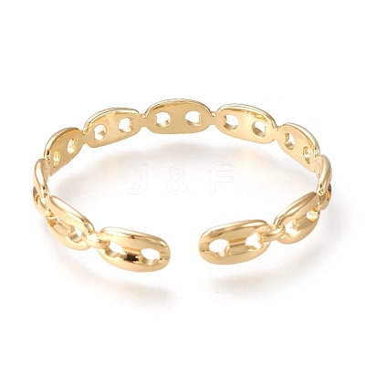 Brass Cuff Bangles BJEW-F411-03G-1
