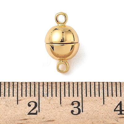 Round Brass Magnetic Clasps KK-B160-38G-1