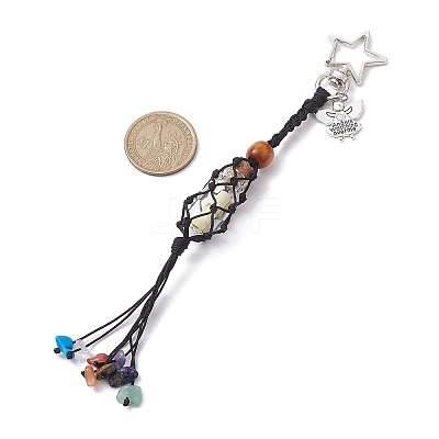 Wish Bottle Pendant Decoration HJEW-JM01808-01-1