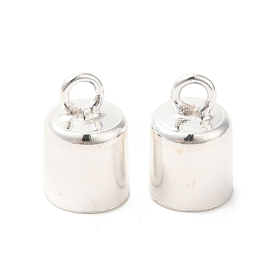 925 Sterling Silver Cord Ends STER-F032-09S-5mm-1