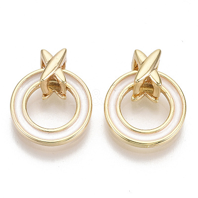 Brass Enamel Charms KK-S356-085A-NF-1